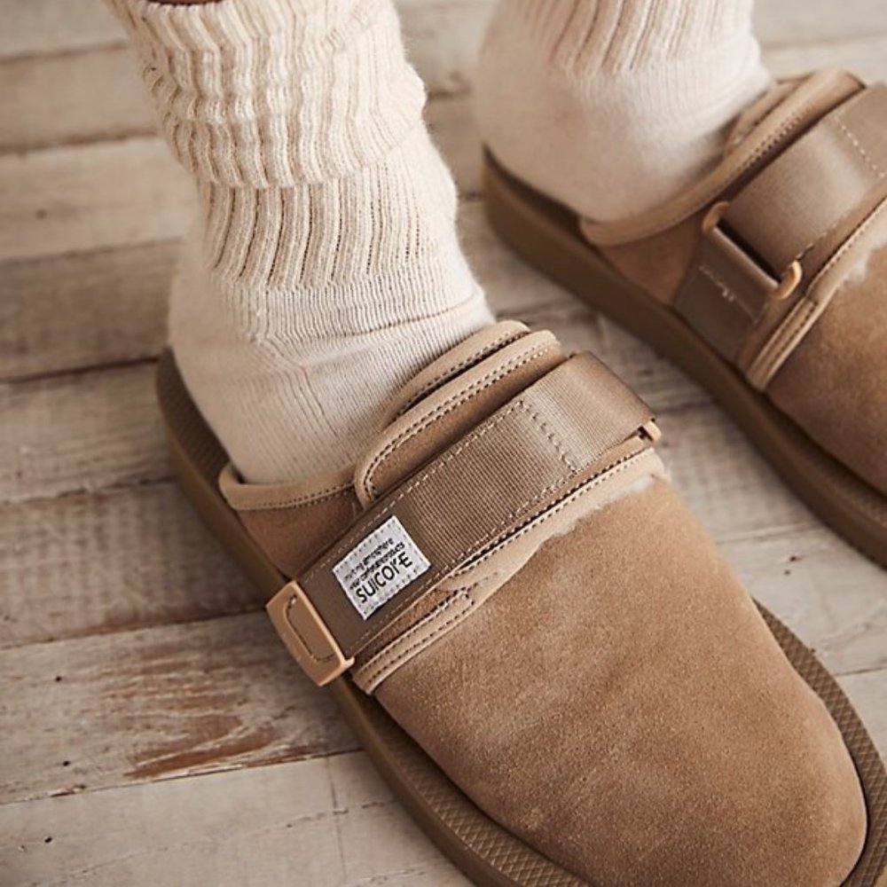 Suicoke Zavo - Mab Suede slip-on mules  NEW with box
